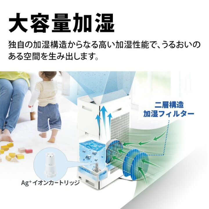 楽天市場】シャープ 空気清浄機 KI-TX70-W ホワイト系 SHARP 空清31畳 