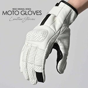 RIDEZ MOTO GLOVES DEFOE OFF WHITE M RLG2201 [U[O[u]