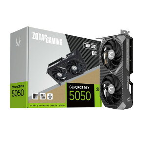 ZOTAC RTX5050TWOC8G/ZT-B50500H-10M ubN GAMING GeForce RTX 5050 Twin Edge OC 8GB [OtBbN{[h]