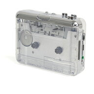 ベルソス カセットプレーヤー カセットテーププレーヤー VERSOS VS-M020 乾電池 USB電源 DC電源 クリア …