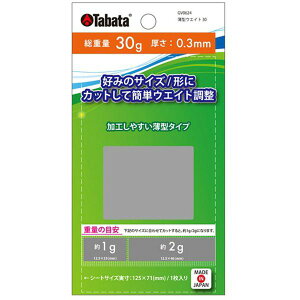 タバタゴルフ GV0624 薄型ウエイト 30