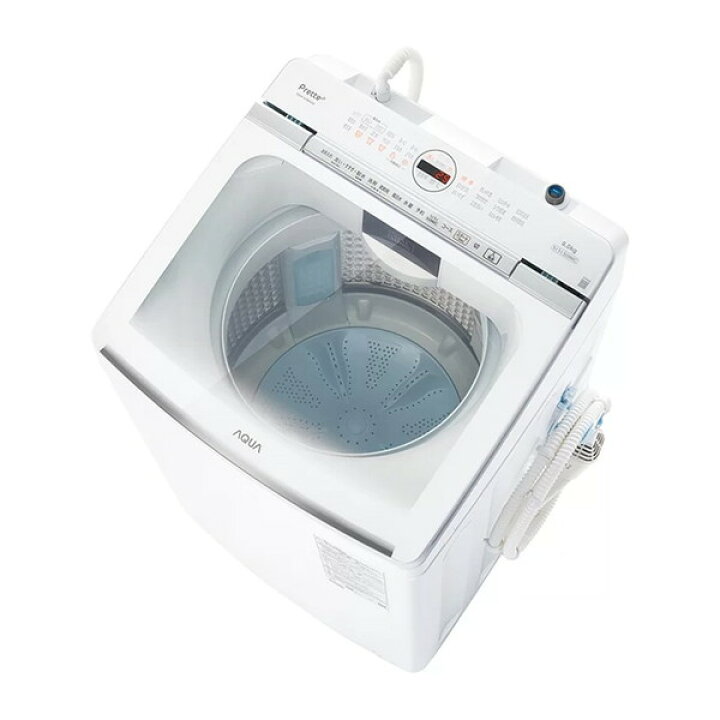 楽天市場】洗濯機 8kg アクア AQUA AQW-VX8A-W ホワイト 白 Prette 