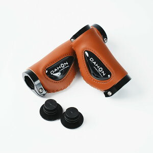 DAHON INTERNATIONAL Leather Grip Gel Palm Brown uE [U[Obv (WFp[)]