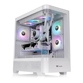 Thermaltake CA-11G-00M6WN-00 ホワイト View 290 Snow [ミドルタワー型PCケース] 【KK9N0D18P】