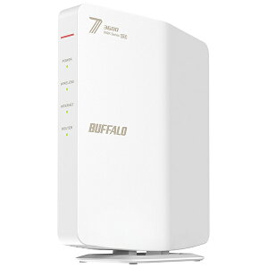 BUFFALO WSR3600BE4P-WH zCg AirStation [Wi-Fi 7(11be)ΉfAohWi-Fi[^[ 2882+688Mbps]