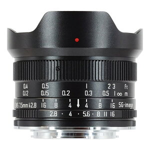 SG-image SG 7.5mm F2.8 MFT C �u���b�N [���������Y (�}�C�N���t�H�[�T�[�Y�}�E���g)]
