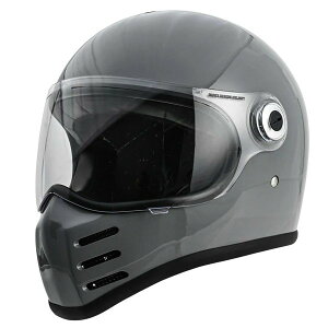 RIDEZ RIDEZ X HELMET GROSS GRAY/BLACK EDITION M �O���[/�u���b�N [�o�C�N�p�t���t�F�C�X�w�����b�g]