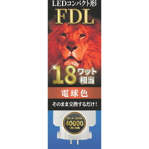 �G�R�f�o�C�X EFDL18LED-W [LED�R���p�N�g�` FDL�����v18�` (�d���F)]