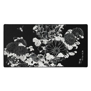 The Mousepad Company tm-mp-aero-chrysanthemums-and-bee-l [Q[~O}EXpbh (Large)]