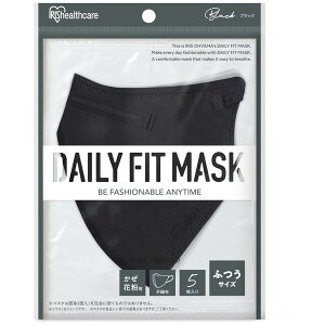 �A�C���X�I�[���} RK-F5SBK �u���b�N [DAILY FIT MASK ���� �ӂ��T�C�Y 5����]