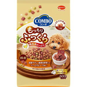 日本ペットフード コンボ ドッグ もっちりふっくら 国産チキン・しっとりビーフ添え 600g(100g×6)