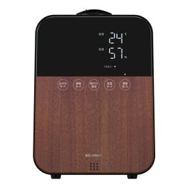 加湿器 4.5L アイリスオーヤマ HDK-35-TM 木目調 ハイブリッド式加湿器 木造和室6畳 プレハブ洋室10畳まで おしゃれ