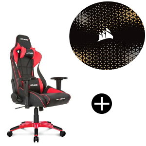 AKRacing PRO-X/RED/V2 bh Q[~O`FA + Corsair`FA}bg Zbg