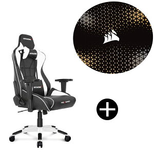 AKRacing PRO-X/WHITE/V2 zCg Q[~O`FA + Corsair`FA}bg Zbg