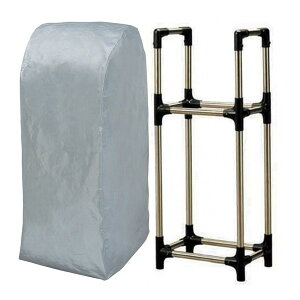 タイヤラック スリム 4本 カバー付 アイリスオーヤマ タイヤ 2段 収納 保管 タイヤスタンド 保管ラック 保管 タイヤ収納 保管ラック カー用品 車用品 夏タイヤ 冬タイヤ 車庫 屋外収納 タイヤ