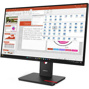 Lenovo 64A5MAR6JP [ThinkVision T27-40 (27�^/1920×1080/HDMI�ADP�AVGA/�G�N���v�X�u���b�N/�X�s�[�J�[�F����)]