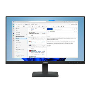 Lenovo 64B5KAR1JP [ThinkVision S24-4e (23.8�^���C�h�t���f�B�X�v���C/1920×1080/HDMI�A�A�i���ORGB/�u���b�N/�X�s�[�J�[�F�Ȃ�/3�N�ԃt���ۏ�/�`���g)]