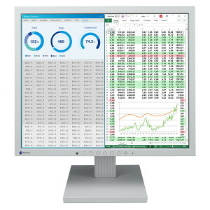 EIZO S1734-TGY [�t���f�B�X�v���C 17�^/1280×1024/DVI�AD-Sub/�Z���[���O���C/�X�s�[�J�[�F�Ȃ�]