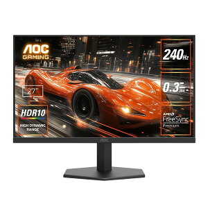 AOC 27G11ZE2/11 [�Q�[�~���O�t���f�B�X�v���C 27�^/1920×1080/HDMI�ADisplayPort/�u���b�N/�X�s�[�J�[�F�Ȃ�/240Hz]