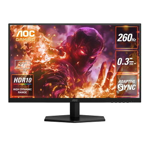 AOC Q27G42ZE/11 [�Q�[�~���O�t���f�B�X�v���C 27�^/2560×1440/HDMI�ADisplayPort/�u���b�N/�X�s�[�J�[�F�Ȃ�/260Hz]