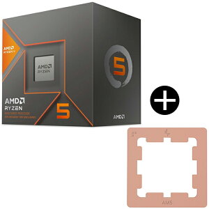 AMD Ryzen 5 8600G BOX With Wraith Stealth Cooler CPU + DEEPCOOL R-AM5TPG-CUNNAN-G AM5 Thermal Paste Guard �T�[�}���y�[�X�g�K�[�h �Z�b�g
