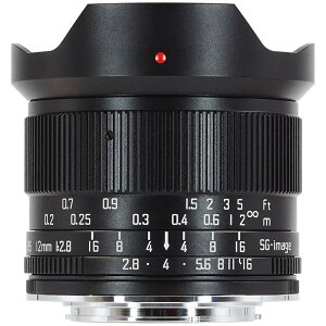 SG-image SG 12mm F2.8 MFT C �u���b�N [�P�œ_�����Y (�}�C�N���t�H�[�T�[�Y�}�E���g)]