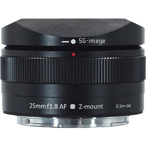 SG-image SG AF25mm F1.8 Z C (B) �u���b�N [�P�œ_�����Y (�j�R��Z�}�E���g)]