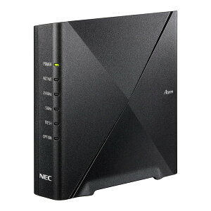 NEC PA-3000D4AX �u���b�N Aterm [Wi-Fi 6(11ax)�Ή� �z�[�����[�^�[ 2402+574Mbps(�������p�^�C�v)]
