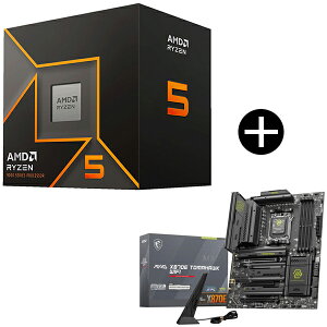 AMD Ryzen 5 9500F CPU + MSI MAG X870E TOMAHAWK WIFI �}�U�[�{�[�h �Z�b�g