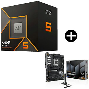 AMD Ryzen 5 9500F CPU + ASUS TUF-GAMING X870-PLUS WIFI �}�U�[�{�[�h �Z�b�g