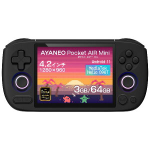 AYANEO AYAPKAM-G90-364BR �I�[�����u���b�N Pocket Air Mini [Android�Q�[���@ (RAM3GB�E�X�g���[�W64GB)]