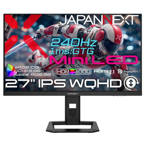 JAPANNEXT JN-IPSM27G240Q-HSP [27�C���` �t���f�B�X�v���C]