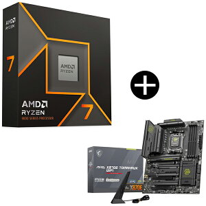 AMD Ryzen 7 9700X W/O Cooler WOF (8C/16T�A3.8GHz�A65W) CPU + MSI MAG X870E TOMAHAWK WIFI �}�U�[�{�[�h �Z�b�g