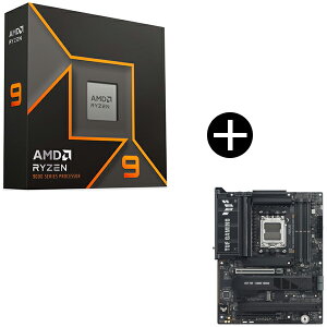 AMD Ryzen 9 9950X W/O Cooler WOF (16C/32T�A4.3GHz�A170W) CPU + ASUS TUF GAMING X870E-PLUS WIFI7 �}�U�[�{�[�h �Z�b�g