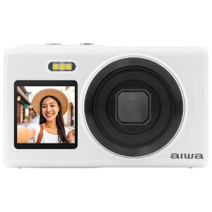 AIWA JA5-DCM0003(WH) �z���C�g aiwa cam DCB-2 [�R���p�N�g�f�W�^���J���� (1600����f)]