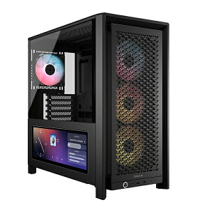 Corsair CC-9011326-WW �u���b�N FRAME 4000D LCD RS ARGB Premium Mid-Tower [�~�h���^���[ PC�P�[�X]