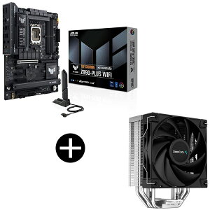 ASUS TUF GAMING Z890-PLUS WIFI �}�U�[�{�[�h + DEEPCOOL R-AK400-BKNNMN-G-1 �T�C�h�t���[�^CPU�N�[���[ �Z�b�g