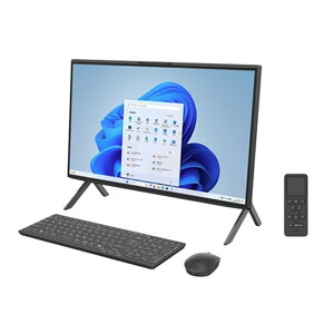 �x�m�� FMVF75K1BA �u���b�N [�f�X�N�g�b�v�p�\�R�� 23.8�^ / Win11 Home / DVD�X�[�p�[�}���` / Office����]
