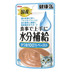 アイシア 国産 健康缶パウチ 水分補給かつお40g