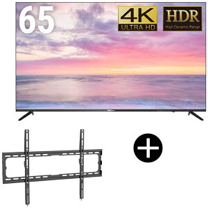 DMM.com DKS-4K65DG6 65V�^���C�h4K�f�B�X�v���C + DKS-LWM1 �e���r�X�^���h (43�`85�C���`) �Z�b�g ���[�J�[����