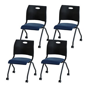 �y�@�l����z Netforce Rap-NC-S4-W-BK-NV �u���b�N×�l�C�r�[ [��c�p�֎q 4�r�Z�b�g �����i �L���X�^�[�t] ���[�J�[����