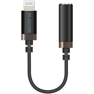 ELECOM MPA-L35S01BK ubN [ Lightning-4ɃCz[q/ϊP[u/ϋv ] [J[