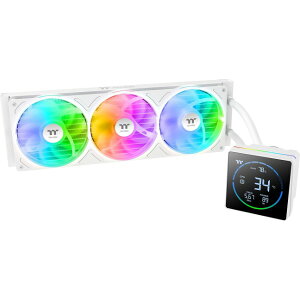 Thermaltake CL-W472-PL12SW-A �z���C�g TH360-S V3 ARGB Sync All-In-One Liquid Cooler Snow Edition [����CPU�N�[���[] �yKK9N0D18P�z