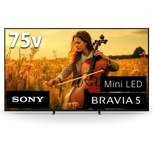 SONY K-75XR53 BRAVIA 5 [75V�^ �n��EBS�E110�xCS�f�W�^�� 4K�`���[�i�[���� �t���e���r]
