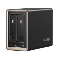 UGREEN DXP2800GT ブラック NASync [NAS 2ベイ]