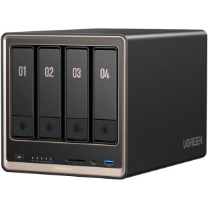 UGREEN DXP4800GT �u���b�N NASync [NAS 4�x�C]
