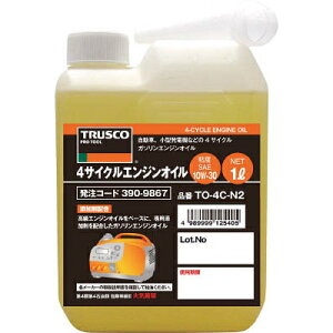 TRUSCO TO4CN2 4�T�C�N���G���W���I�C��1L �S�x10W-30 ���[�J�[����