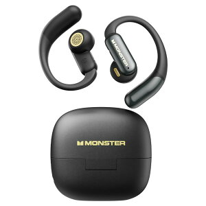 Monster Open Ear AC550 �u���b�N MH22259(BK) [���S���C�����X�C���z�� (Bluetooth�Ή��E�m�C�Y�L�����Z�����O����)]
