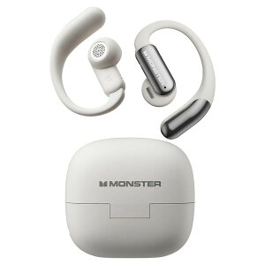 Monster Open Ear AC550 �z���C�g MH22259(WH) [���S���C�����X�C���z�� (Bluetooth�Ή��E�m�C�Y�L�����Z�����O����)]