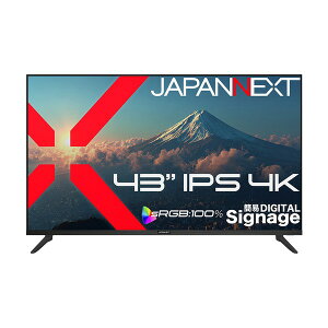 JAPANNEXT JN-IPS43U2-M [43�^ 4K �t�����j�^�[]